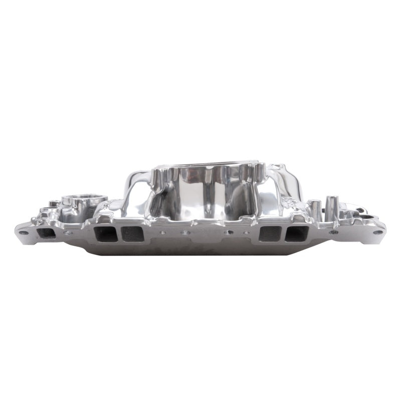 Edelbrock SBC Perf Air Gap Manifold Polished - Burkken Auto Parts