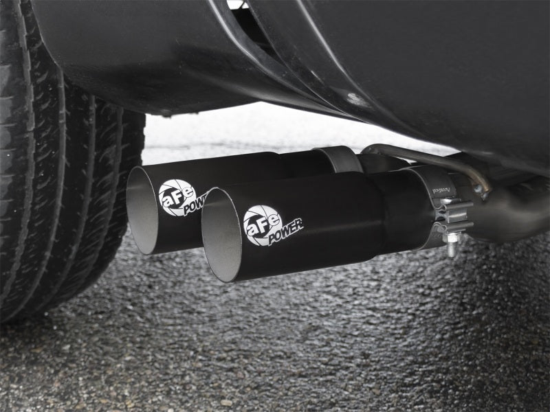 aFe Rebel Series 3in 409 SS Cat-Back Exhaust w/ Black Tips 04-15 Nissan Titan V8 5.6L - Burkken Auto Parts