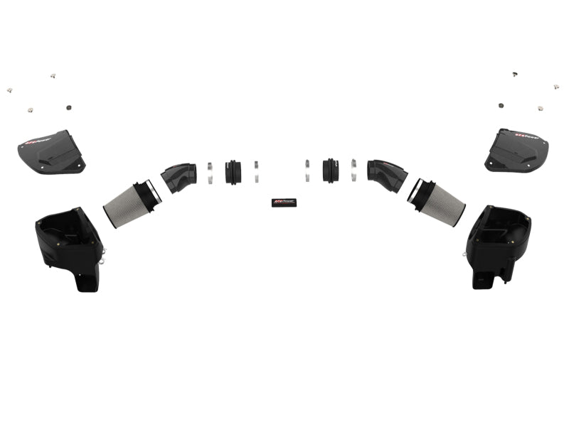 aFe Black Series Stage-2 Carbon Fiber Cold Air Intake System w/ Pro DRY S Media - 18-19 BMW M5 (F90) - Burkken Auto Parts