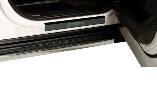 Putco 15-20 Ford F-150 - SuperCrew w/ F-150 Etching (4pcs) Black Platinum Door Sills