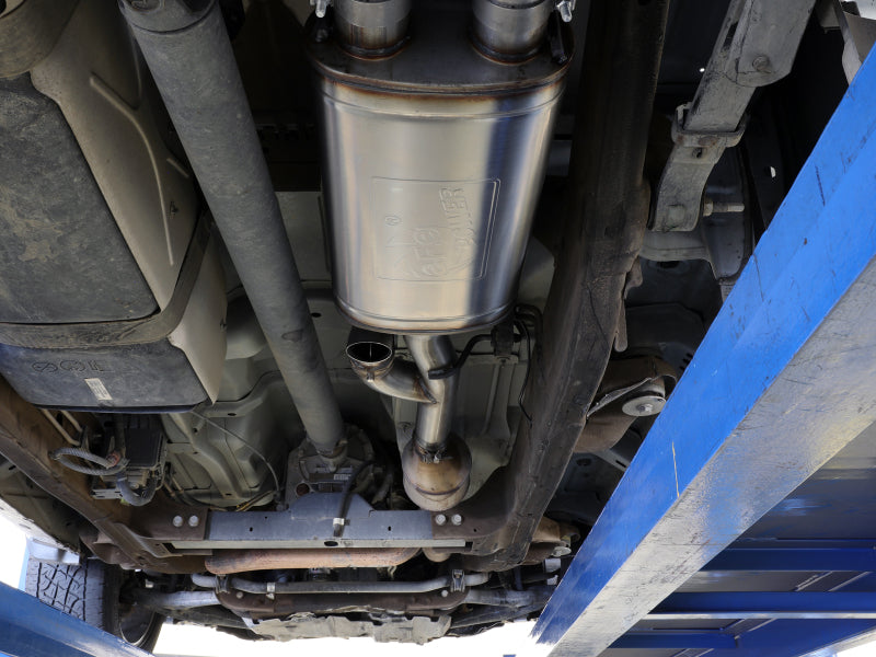 aFe Gemini XV 3in 304 SS Cat-Back Exhaust w/ Cutout 09-18 GM Trucks 4.3L/4.8L/5.3L w/ Black Tips - Burkken Auto Parts