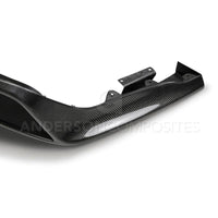 Anderson Composites 15-16 Ford Mustang R-Style Carbon Fiber Rear Valance (for Quad Tip Exhaust) - Burkken Auto Parts