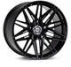 Vossen HF-7 19x8.5 / 5x120 / ET30 / Flat Face / 72.56 - Gloss Black Wheel - Burkken Auto Parts