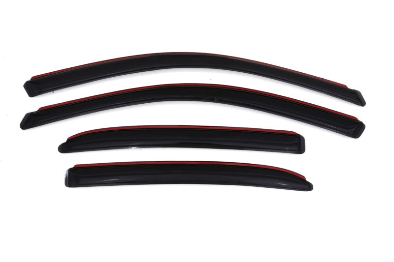AVS 03-07 Honda Accord Ventvisor In-Channel Front & Rear Window Deflectors 4pc - Smoke - Burkken Auto Parts