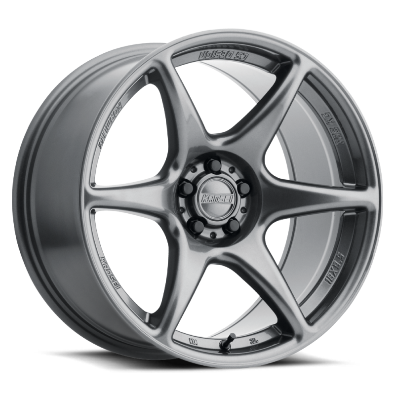 Kansei K11G Tandem 15x7in / 4x114.3 BP / 25mm Offset / 73.1mm  Bore - Gunmetal - Burkken Auto Parts