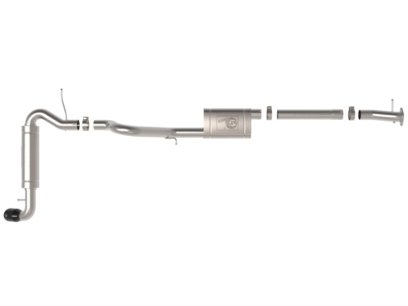aFe Apollo GT 3in 409 SS Cat-Back Exhaust 2021 Ford Bronco L4-2.3L (t)/V6-2.7L (tt) w/ Black Tip - Burkken Auto Parts