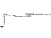aFe Apollo GT 3in 409 SS Cat-Back Exhaust 2021 Ford Bronco L4-2.3L (t)/V6-2.7L (tt) w/ Black Tip - Burkken Auto Parts