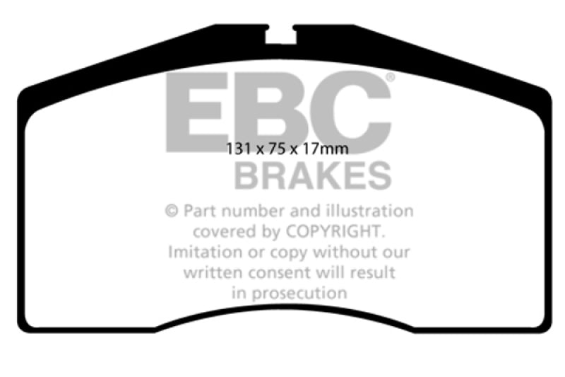 EBC 92-95 Porsche 928 5.4 Greenstuff Front Brake Pads - Burkken Auto Parts
