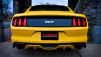 Corsa 2015-2017 Ford Mustang GT 5.0 3in Axle Back Exhaust Black Dual 4.5in Tip Sport - Burkken Auto Parts