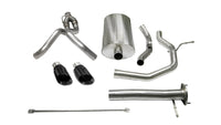 Corsa 2005-2006 Chevrolet SSR 5.3L V8 3in Cat-Back Dual Rear w Single 4in Black Pro-Series Tips - Burkken Auto Parts