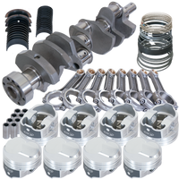 Eagle Chevy 454 1Pc 4.000in Crank 6.135in I-Beam Rods 43cc Dome 4.250in Pistons Rotating Assembly - Burkken Auto Parts