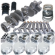 Eagle Chevy 454 1Pc 4.000in Crank 6.135in I-Beam Rods 43cc Dome 4.310in Pistons Rotating Assembly - Burkken Auto Parts