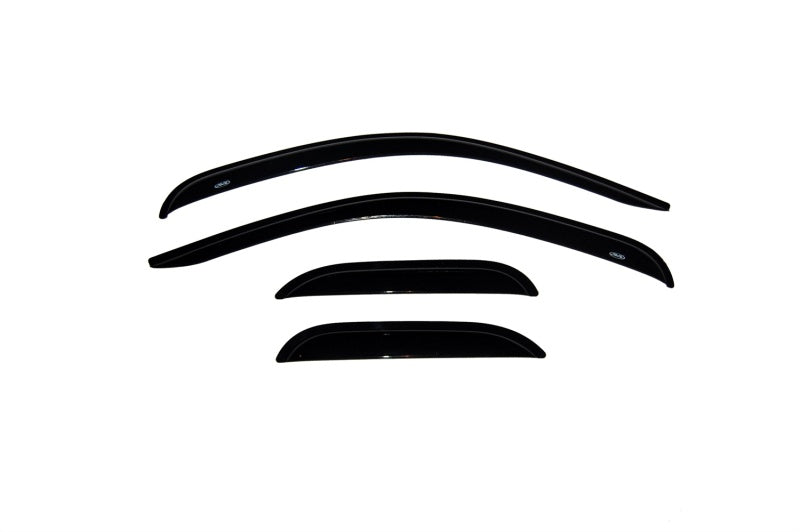 AVS 07-13 Chevy Silverado 1500 Ext. Cab Ventvisor Outside Mount Window Deflectors 4pc - Smoke - Burkken Auto Parts