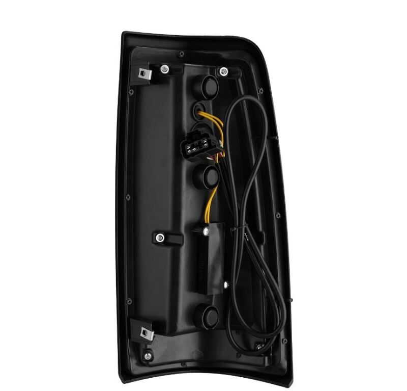 AlphaRex 99-06 Chevrolet Silverado Sierra LUXX-Series LED Tail Lights Alpha-Black - Burkken Auto Parts