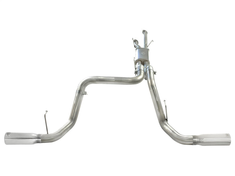 aFe MACHForce XP 2-1/2in to 3in 409 SS Cat-Back Exhaust w/ Polished Tips 10-17 Toyota Tundra V8 5.7L - Burkken Auto Parts