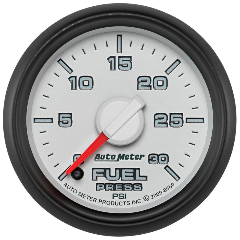 Autometer Factory Match 52.4mm Full Sweep Electronic 0-30 PSI Fuel Pressure Gauge - Burkken Auto Parts