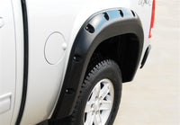 Lund 07-13 GMC Sierra 1500 RX-Rivet Style Smooth Elite Series Fender Flares - Black (4 Pc.) - Burkken Auto Parts
