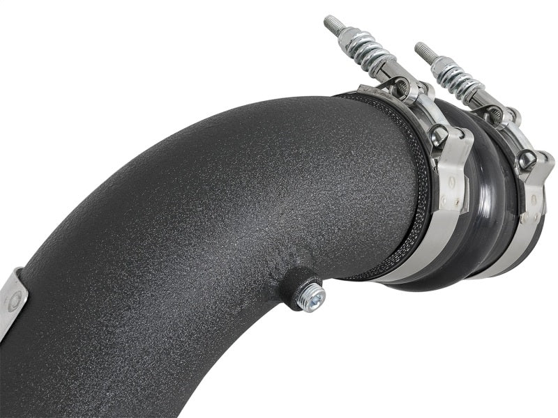 aFe BladeRunner 3in/3-1/2in Black Intercooler Tubes Hot/Cold 2017 GM Diesel Trucks V8 6.6L (td) L5P - Burkken Auto Parts