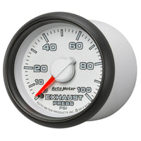 Autometer Factory Match 52.4mm Mechanical 0-100 PSI Exhaust (Drive) Pressure Gauge - Burkken Auto Parts