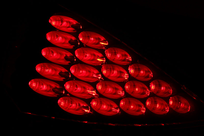 ANZO 2003-2005 Nissan 350Z LED Taillights Smoke - Burkken Auto Parts