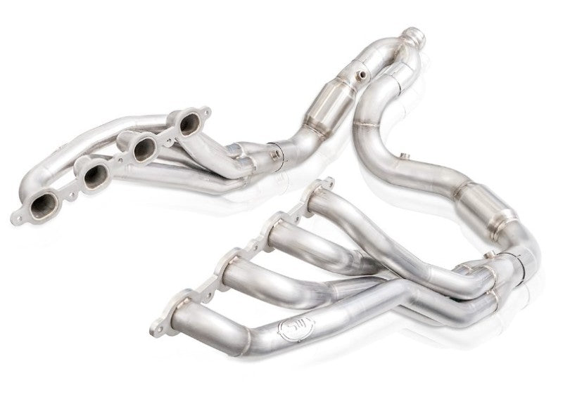 Stainless Works 2019+ Chevrolet Silverado 5.3L Catted Headers 1-7/8in Primaries 3in Leads Y-Pipe - Burkken Auto Parts