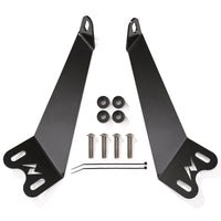 ANZO 2007-2015 Jeep Wrangler 12in inch LED Bar Hood Mounting Brackets - Burkken Auto Parts