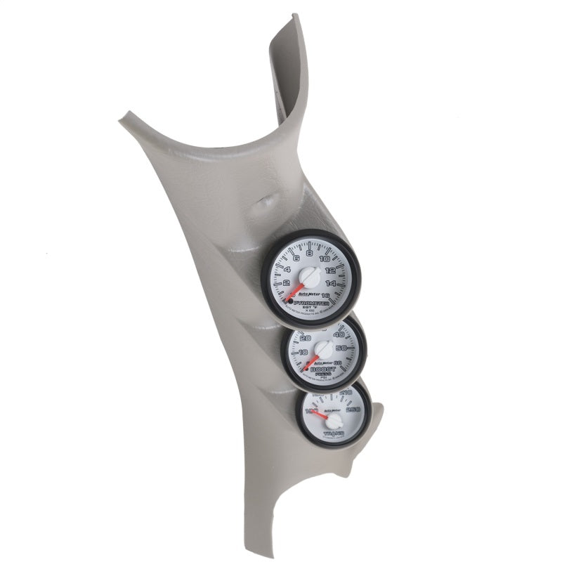 Autometer 03-09 Dodge Ram Triple Pillar Gauge Kit - Burkken Auto Parts