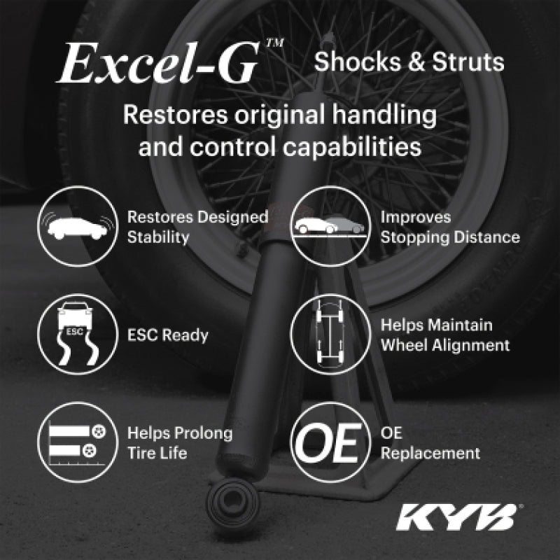 KYB 19-22 Toyota Avalon XLE & Hybrid XLE / 18-22 Camry w/ FWD Excel-G Shock Assembly - Rear - Burkken Auto Parts