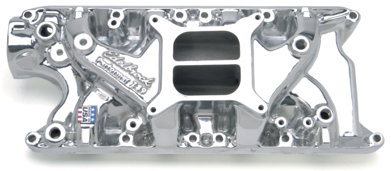 Edelbrock Perf 289 w/ O EGR Polished Manifold - Burkken Auto Parts