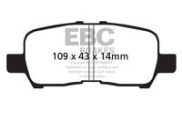 EBC 05-09 Buick Allure (Canada) 3.6 Redstuff Rear Brake Pads - Burkken Auto Parts