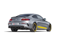 Akrapovic 16-17 AMG C63 Coupe Evolution Line Cat Back (Titanium) w/ Carbon Tips (Req. Link Pipe) - Burkken Auto Parts