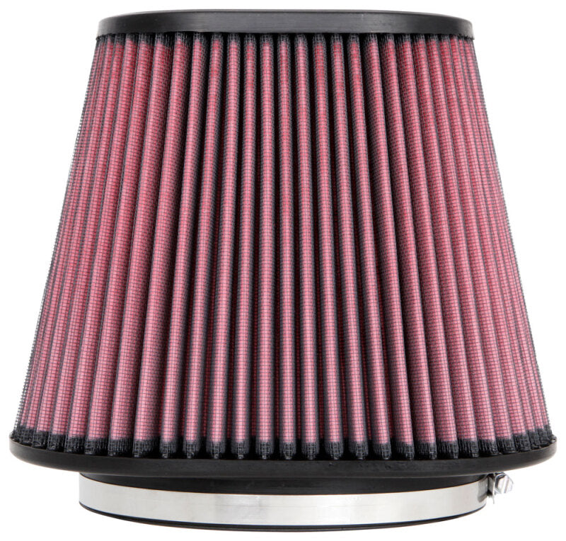 K&N Universal Clamp-On Air Filter 7in x 5-3/16in Flange 10in x 6-1/4in B 6-3/4in x 4-1/2in T 8in H - Burkken Auto Parts