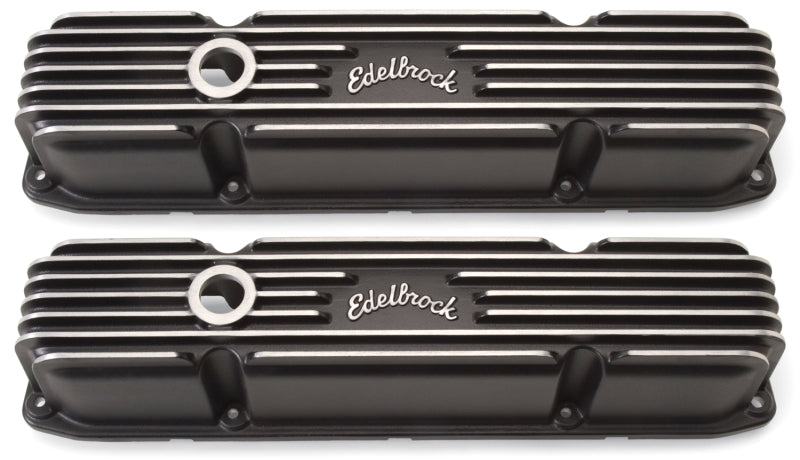 Edelbrock Valve Cover Classic Series Chrysler 383/440 CI V8 Black - Burkken Auto Parts