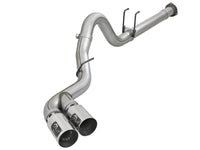 aFe Power 11-14 Ford F250/F350 6.7L Diesel Rebel XD 4in 409 SS DPF-Back Exhaust System - Pol Tips - Burkken Auto Parts