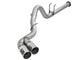 aFe Power 11-14 Ford F250/F350 6.7L Diesel Rebel XD 4in 409 SS DPF-Back Exhaust System - Pol Tips - Burkken Auto Parts
