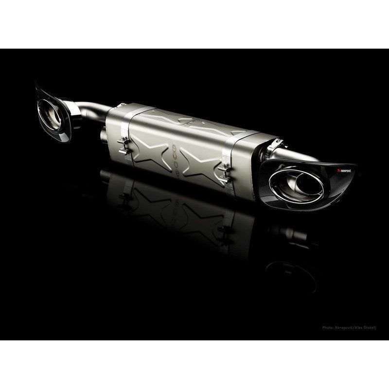 Akrapovic 10-13 Porsche 911 Turbo / Turbo S (997 FL) Slip-On Line (Titanium) w/ Titanium Tips - Burkken Auto Parts