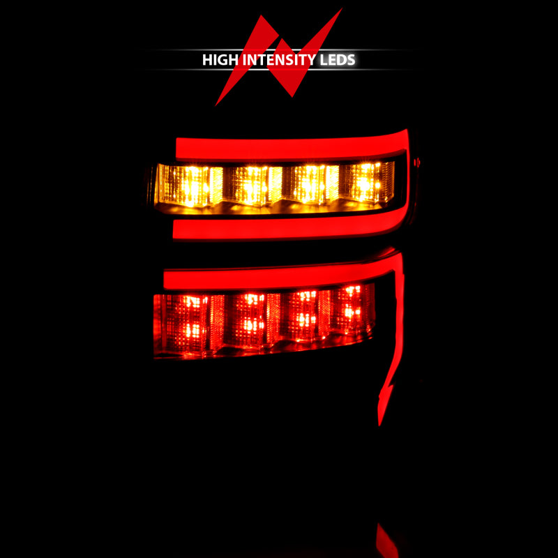 ANZO 2014-2020 Toyota 4Runner T.L Black Housing Smoke Lens Red Light Bar W/Sequential - Burkken Auto Parts