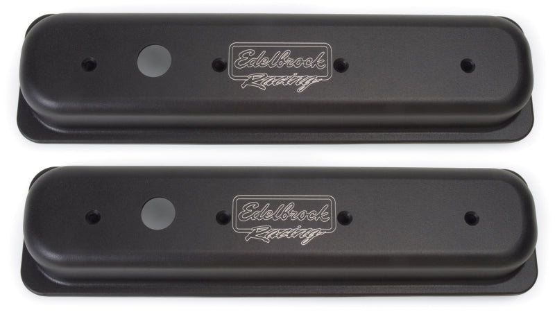 Edelbrock Valve Cover Victor Series Chevrolet 1987-1995 262-400 CI V8 Black - Burkken Auto Parts