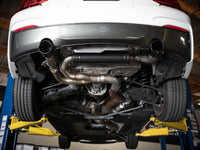aFe MACHForce XP 3in to 2.5in 304 SS Axle-Back Exhaust w/ Black Tips 14-16 BMW M235i - Burkken Auto Parts