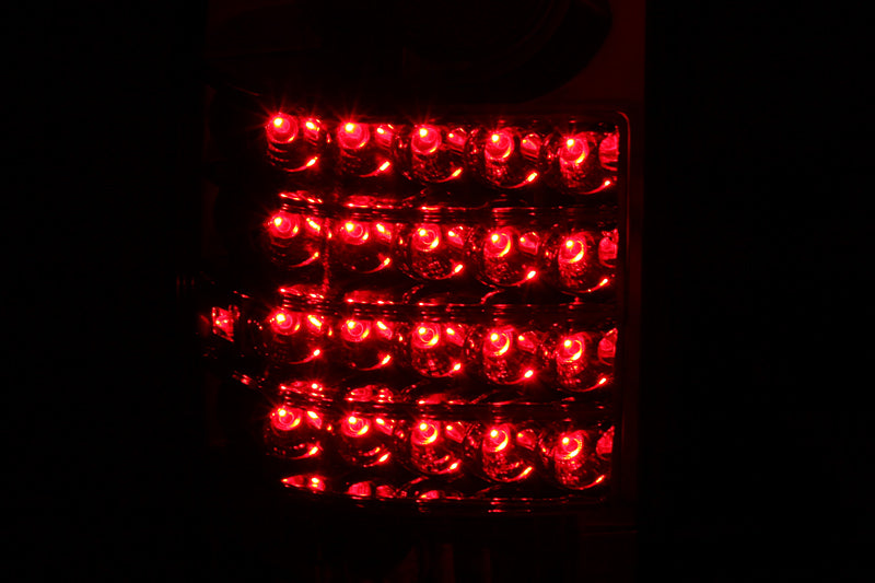 ANZO 1989-1995 Toyota Pickup LED Taillights Red/Clear - Burkken Auto Parts