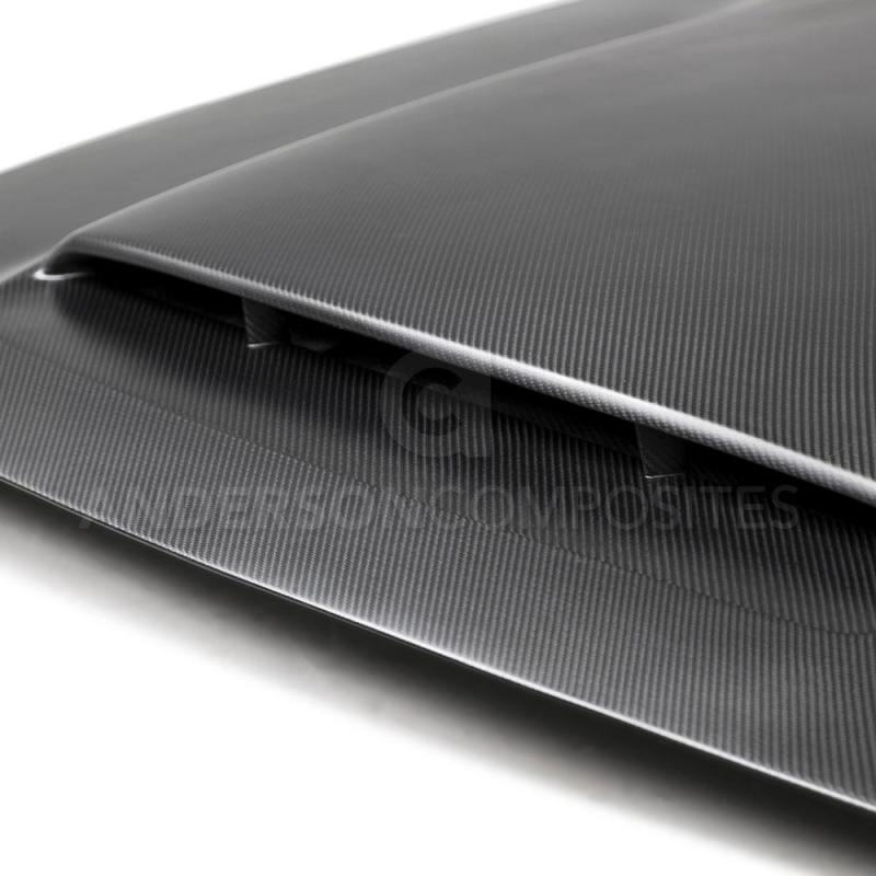 Anderson Composites 2018 Dodge Demon Type-OE Dry Carbon Fiber Hood - Burkken Auto Parts