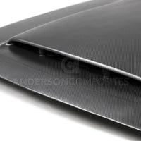 Anderson Composites 2018 Dodge Demon Type-OE Dry Carbon Fiber Hood - Burkken Auto Parts