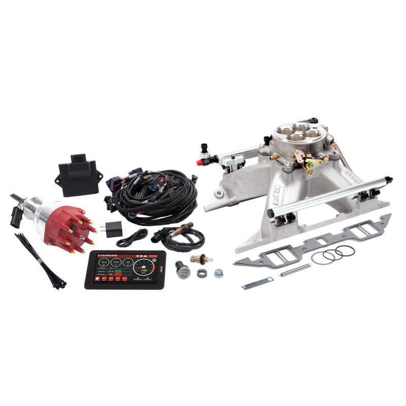 Edelbrock Pro Flo 4 EFI System Seq Port BB Chrysler RB 413-440ci 625 Max HP 35lb/hr Satin Finish - Burkken Auto Parts