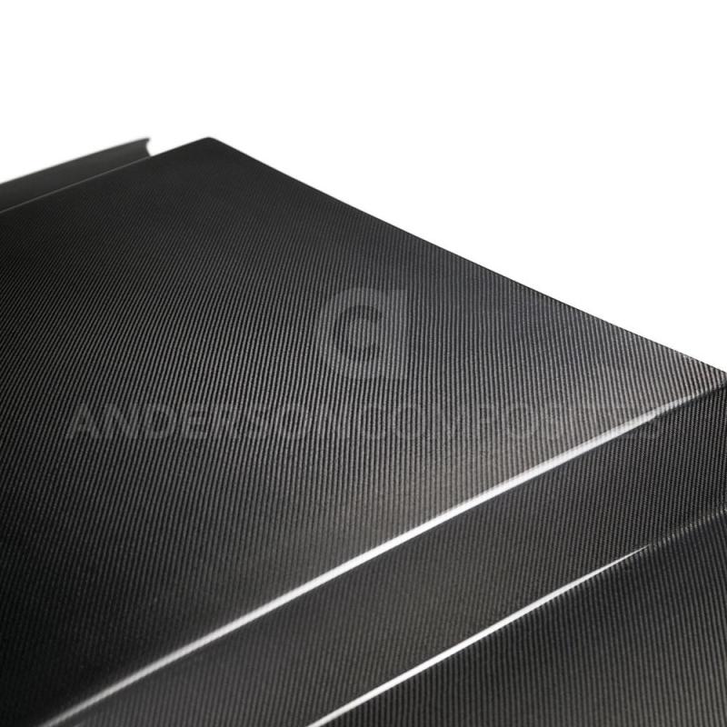 Anderson Composites 10-12 Ford Mustang Type-CJ 3in Carbon Fiber Cowl Hood - Burkken Auto Parts