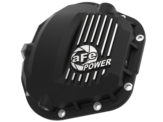 aFe Pro Series Dana 60 Front Differential Cover Black w/ Machined Fins 17-20 Ford Trucks (Dana 60) - Burkken Auto Parts