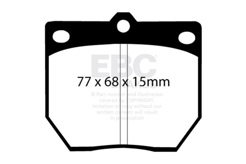 EBC 70-74 Datsun 240Z 2.4 Greenstuff Front Brake Pads - Burkken Auto Parts