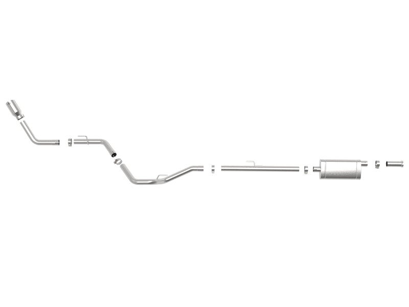 aFe Apollo GT Series 2.5in 409SS 20-21 Jeep Gladiator (JT) V6-3.6L - Polished Tip - Burkken Auto Parts
