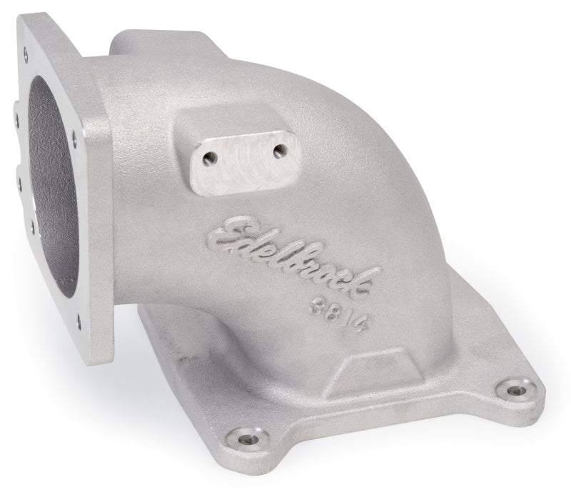 Edelbrock EFI Intake Elbow Universal 100 Deg 95mm T B to 4500 Dominator Flange Tall Profile - Burkken Auto Parts