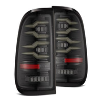 AlphaRex 97-03 Ford F150 / 99-16 Ford F250/F350/F450/F550 LUXX-Series LED Tail Lights - Alpha-Black - Burkken Auto Parts