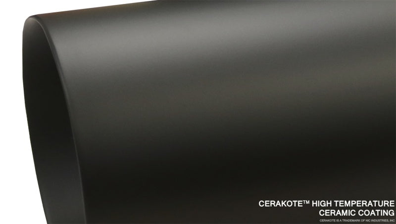 Corsa 2019-24 Ram 1500 5.7L Crew Cab w/ 57in or 76in Bed Cat-Back Dual Rr Exit 5in Blk Cerakote Tips - Burkken Auto Parts
